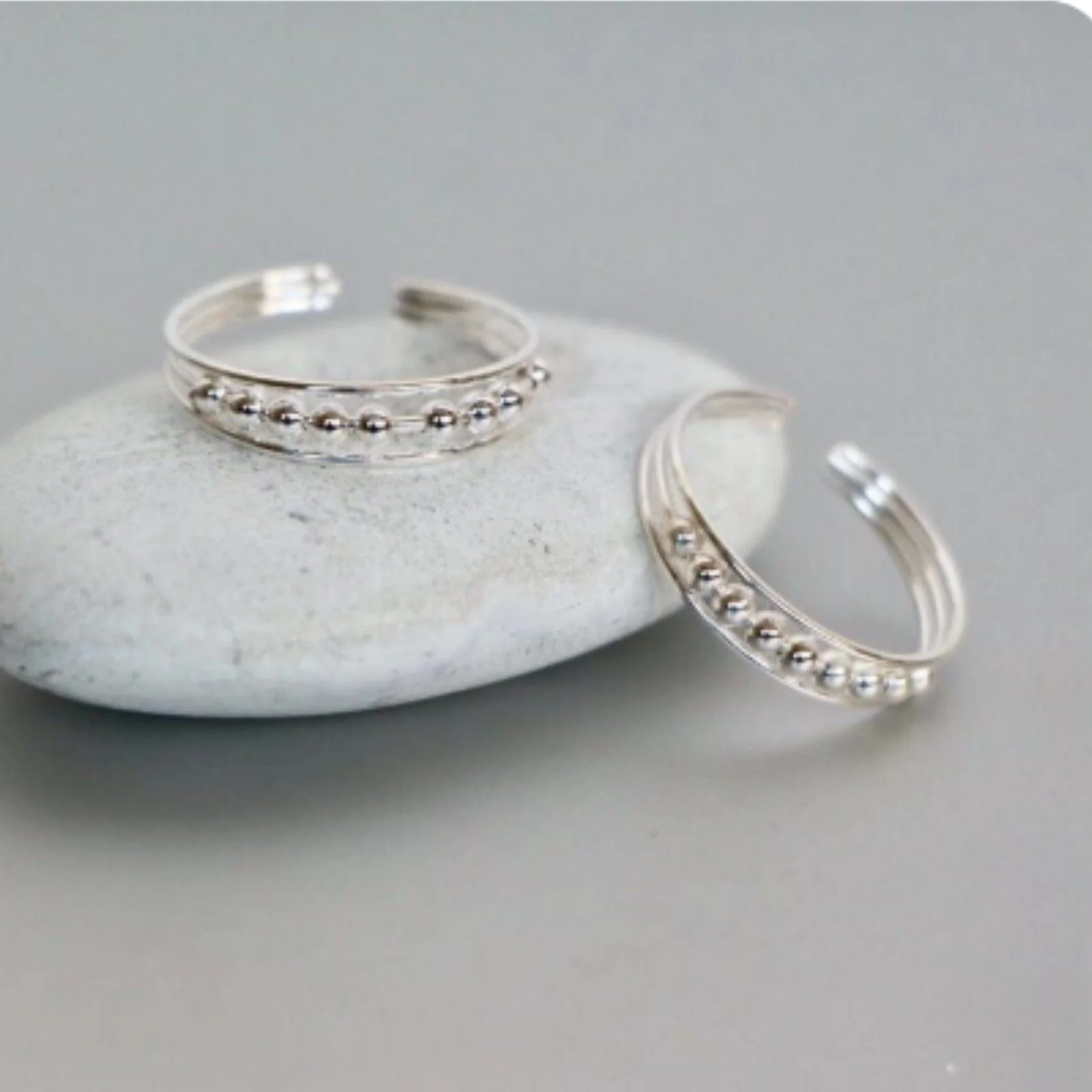 925 Hallmark Silver Adjustable Toe Ring – Trendy Foot Jewelry for Women