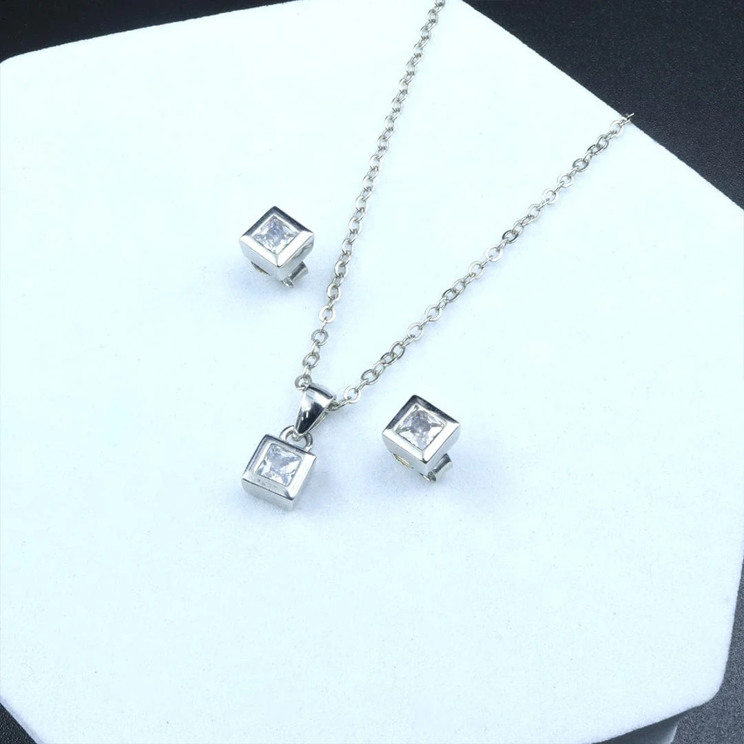 Zarkan Belle Box Silver Jewelry Set - Image 6
