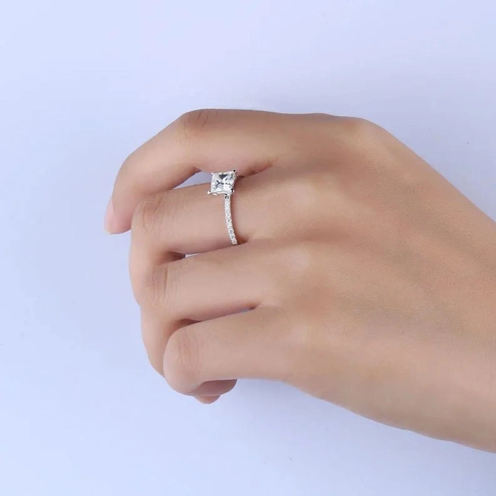 Zarkan Dignity Silver Solitaire Ring - Image 3