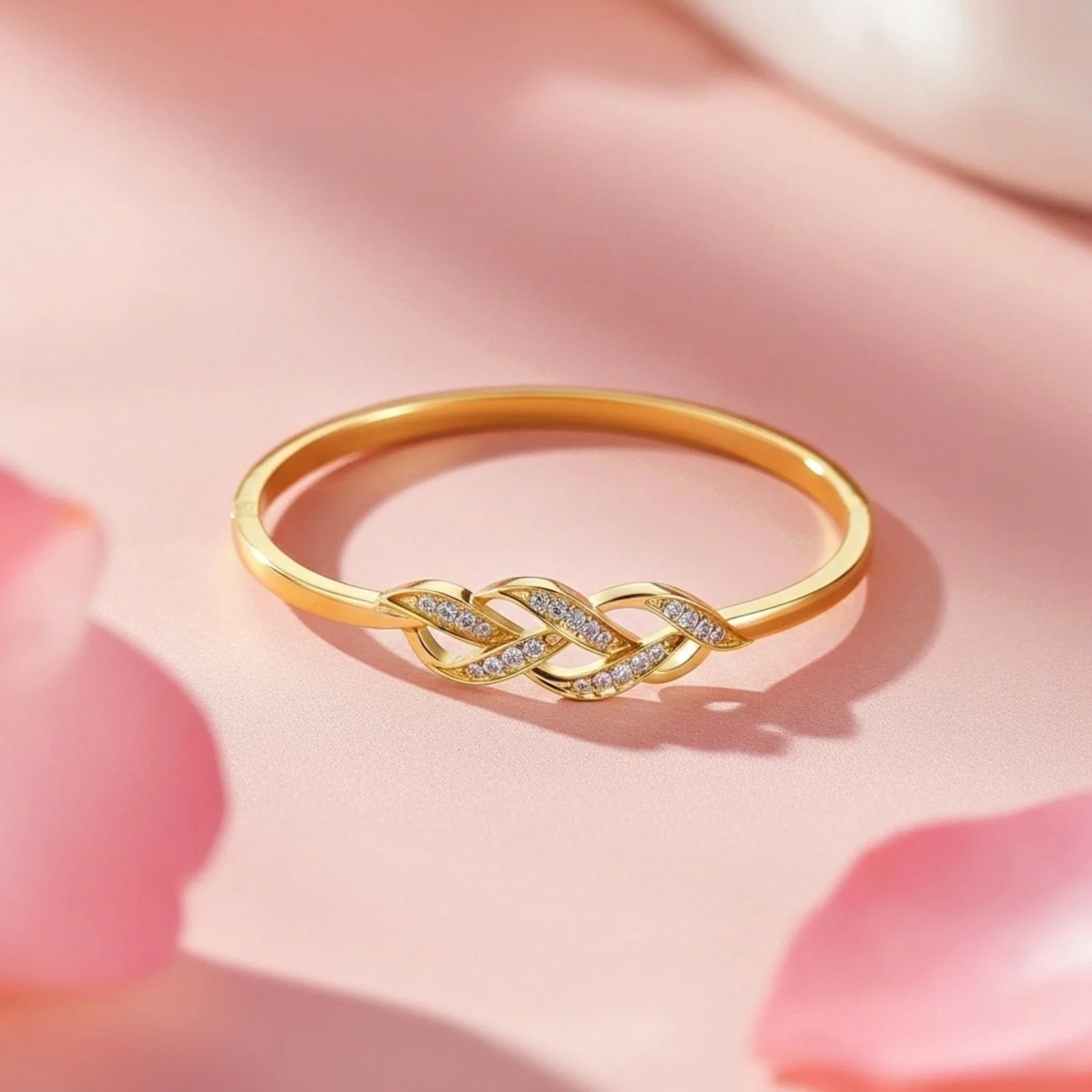 Hallmark Silver Love Band Gold Plated Ring