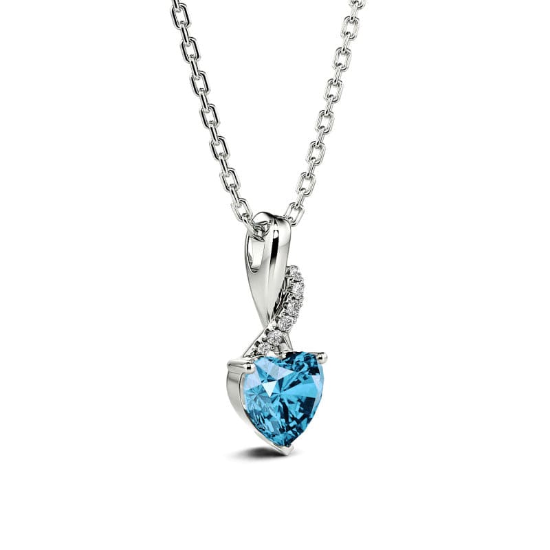 Hallmark Silver Twist Heart Cut Sterling Silver Pendant - Image 2