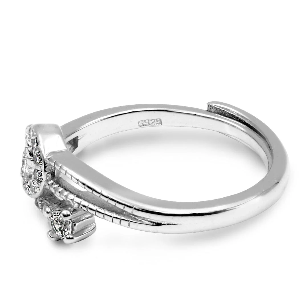 Zarkan Linked Classic Silver Sterling Ring - Image 3