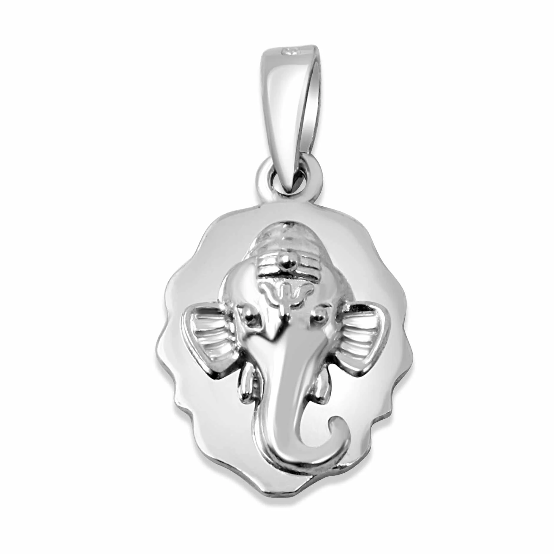 Zarkan 925 Silver Ganesha Pendant With Chain - Image 3