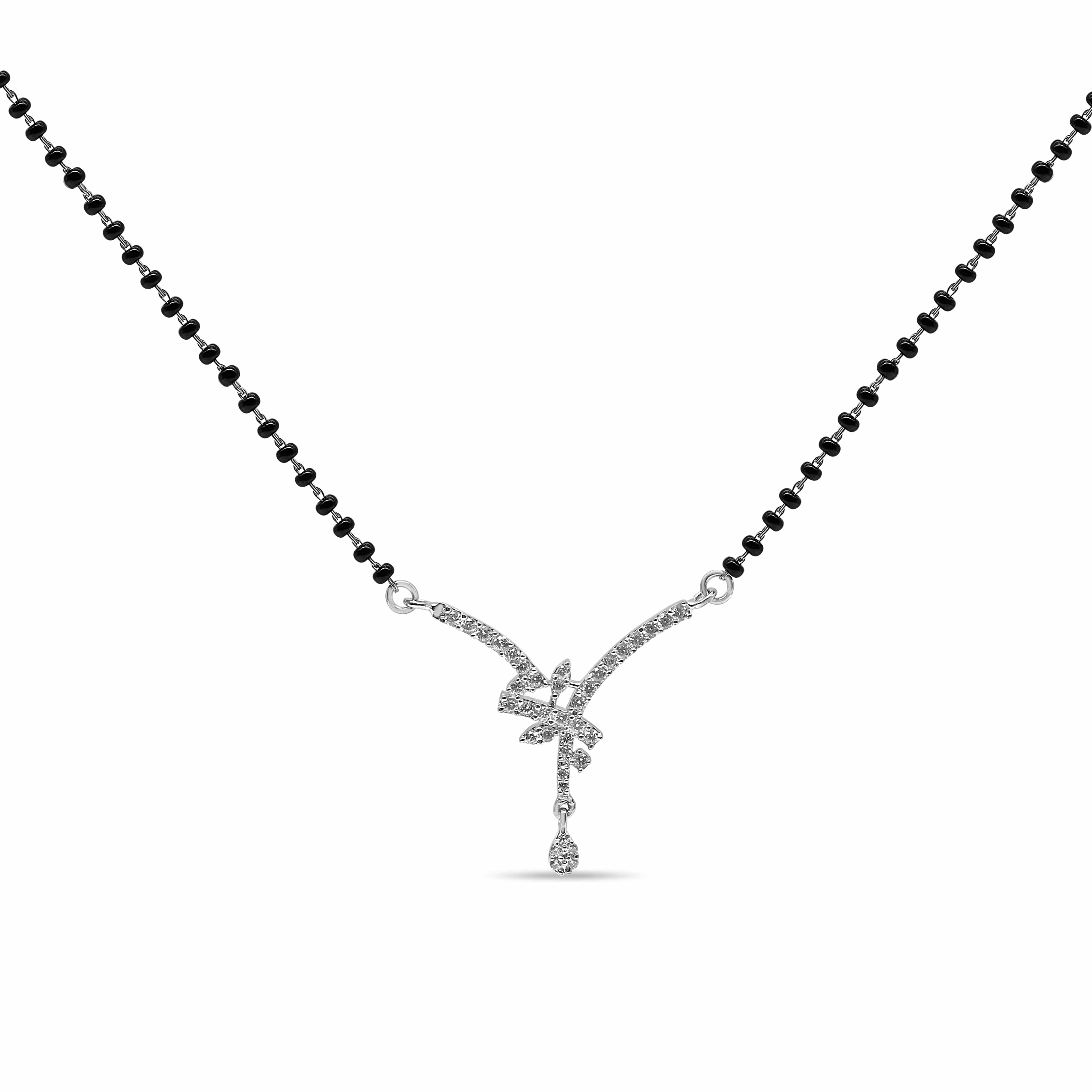 Zarkan 925 Silver Link of Love Mangalsutra - Image 2
