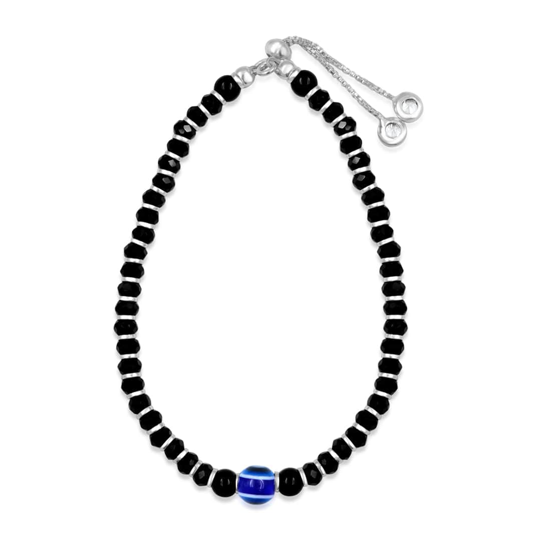 Zarkan 925 Silver Evil Eye Nazariya Bracelet for Women - Image 2
