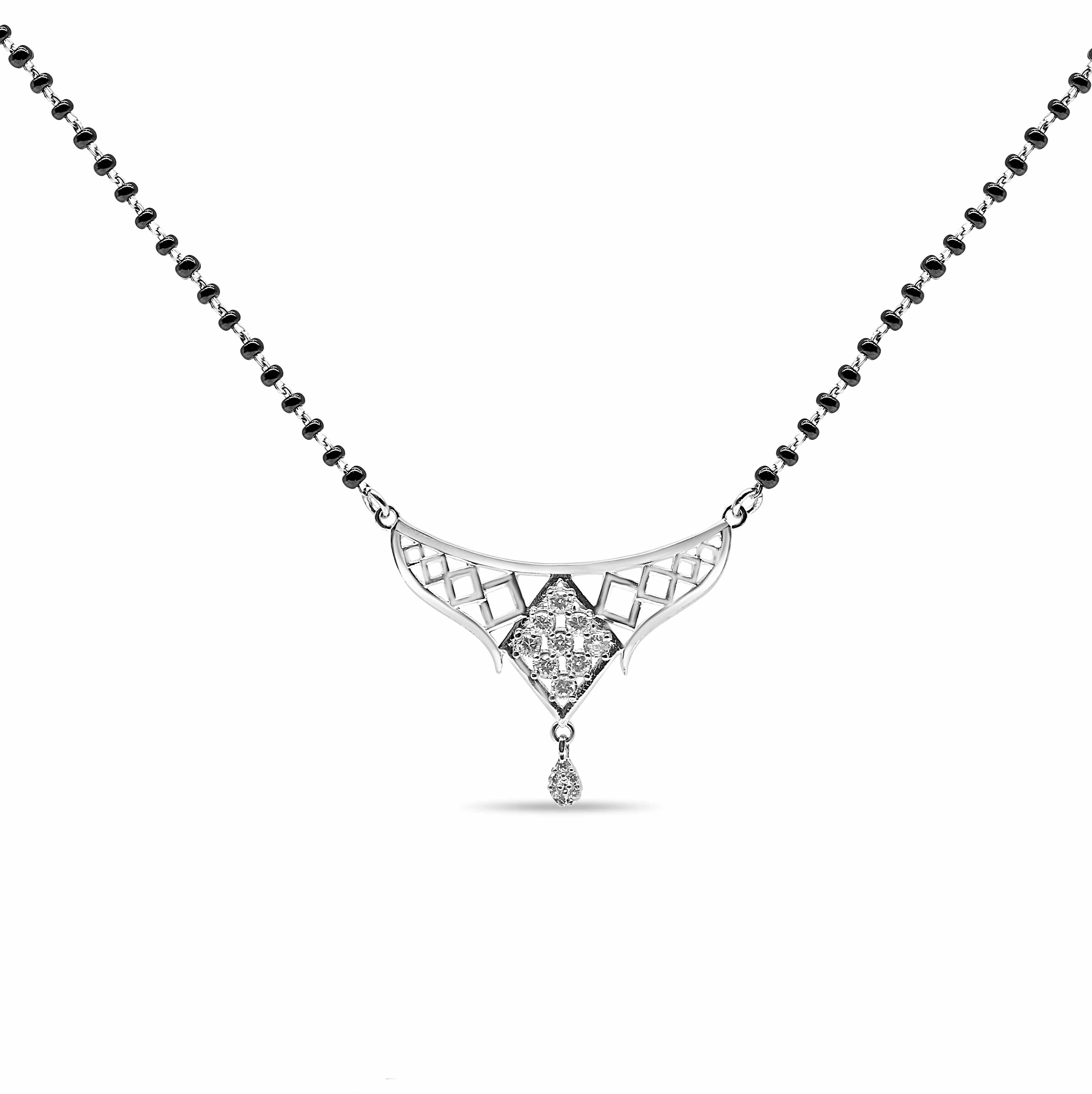 Zarkan 925 Silver Traditional Mangalsutra - Image 2