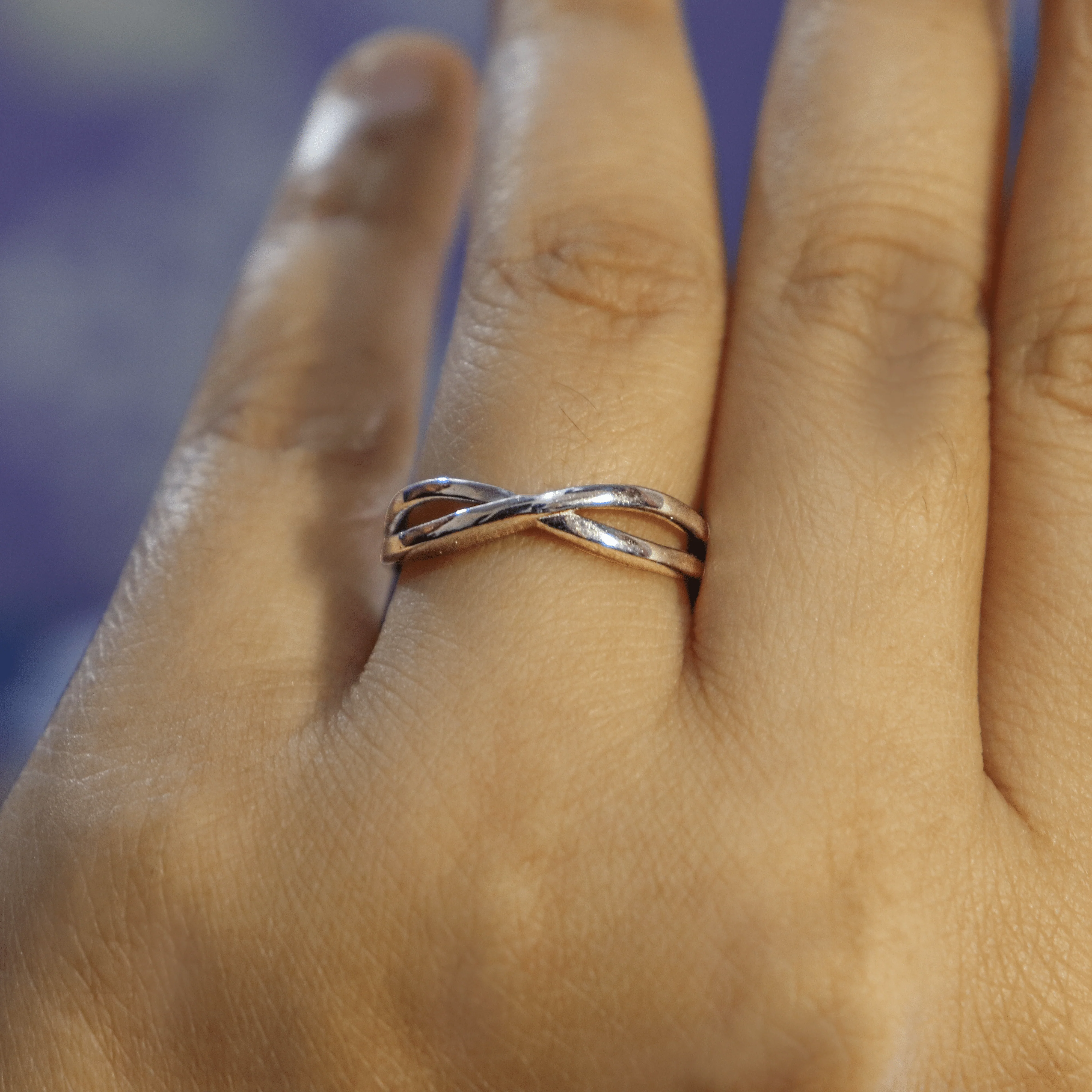 Zarkan 925 Silver X Men Ring For Men - Image 2