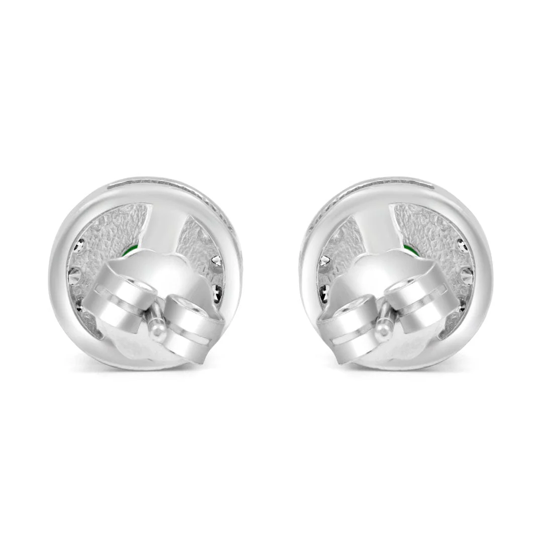 Zarkan Black Delight Dot Silver Jewelry Set - Image 4
