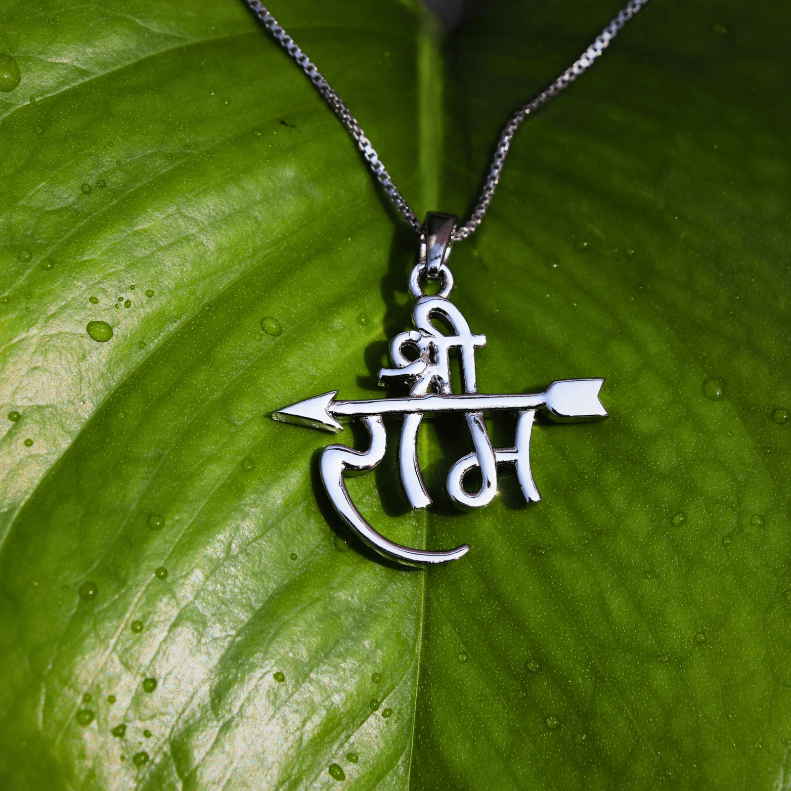 Zarkan Ayodhya Special 925 Silver Shri Ram Locket With Chain
